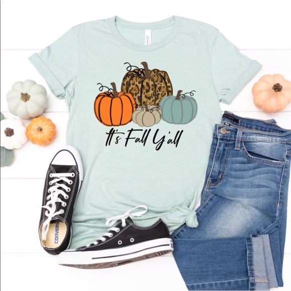Tops - 🎃 ITS FALL YALL FALL GRAPHIC TEE 🎃